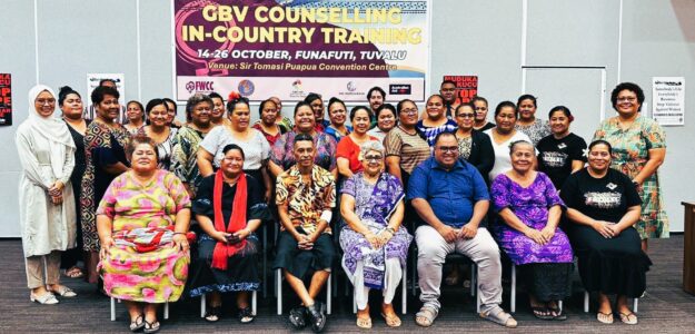 Gender-Based Violence Counsellor Training by FWCC starts in Tuvalu