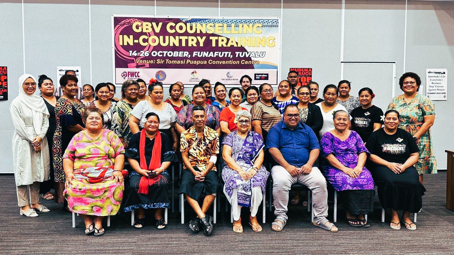 Gender-Based Violence Counsellor Training by FWCC starts in Tuvalu