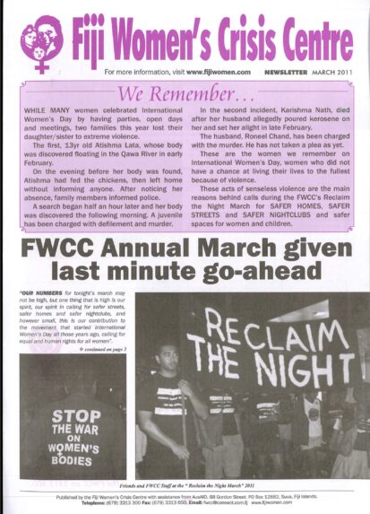 FWCC Issue March 2011