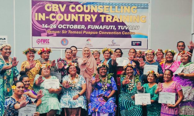 34 community advocates complete Gender-Based Violence Counsellor Training in Tuvalu